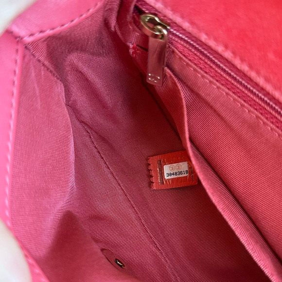 SOLD - CHANEL Pink Velvet Mini Rectangular Flap Bag Diamond Coco Crush Flap Bag - Picture 11 of 11